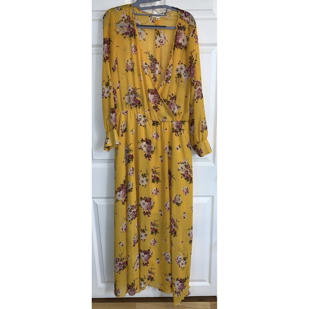 Indigo Rose Tropical Resortcore Maxi Dress Plus 3X Coastal Chic Island Glam